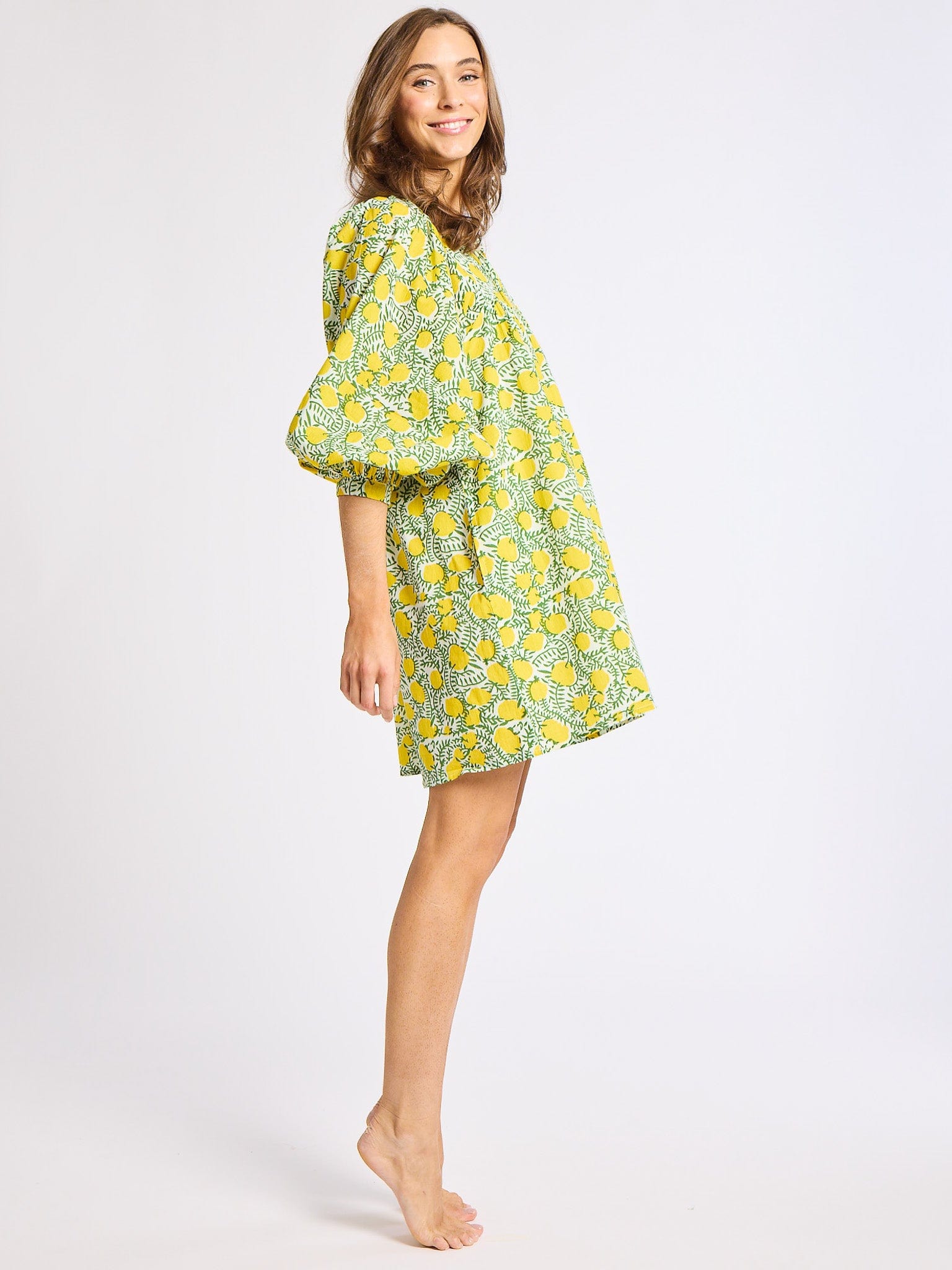 MILLE Clothing Daisy Dress in Lemons