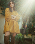 MILLE Clothing Daisy Dress in Marigold Eyelet