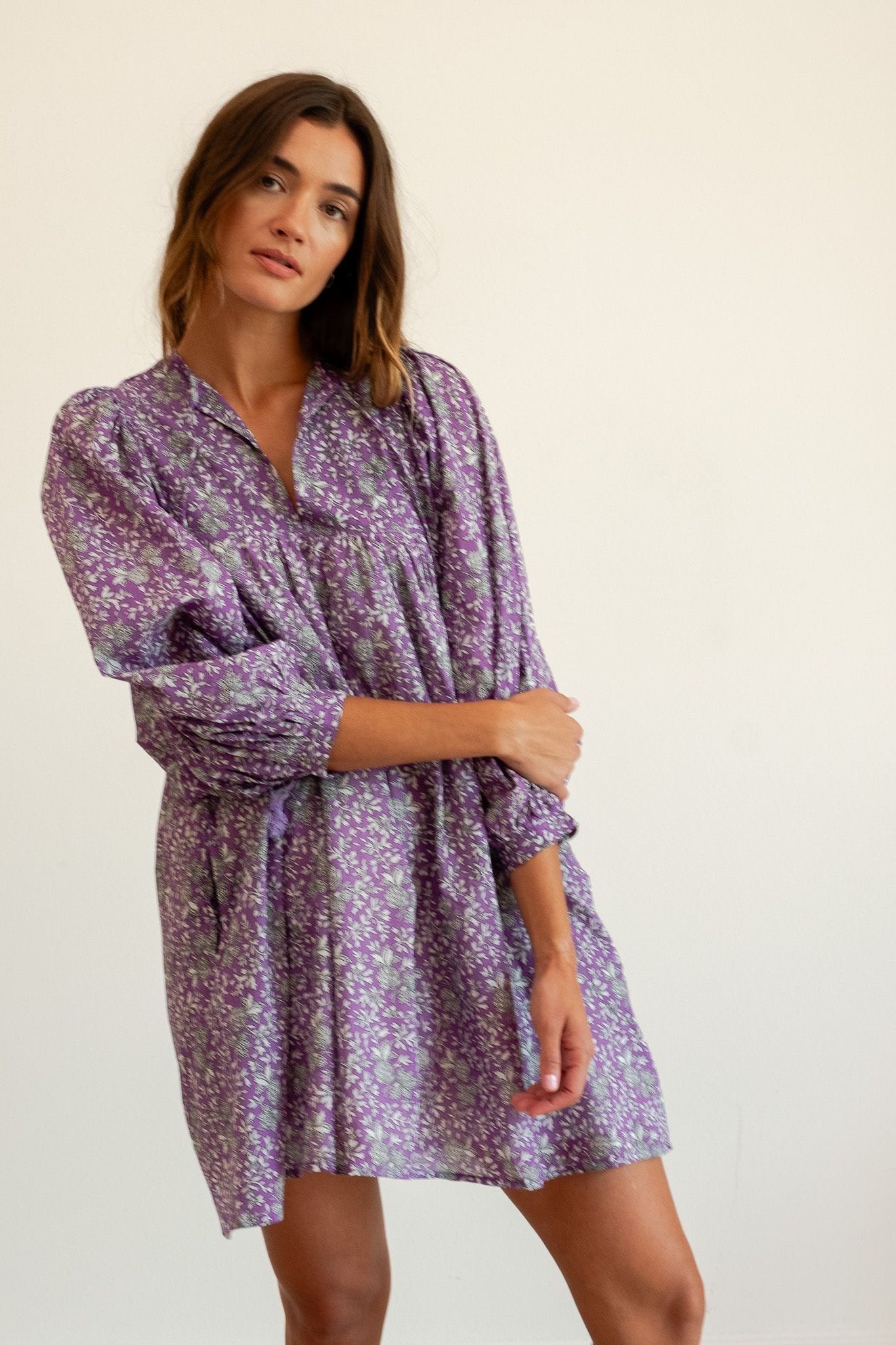 MILLE Clothing Daisy Dress in Provence Floral