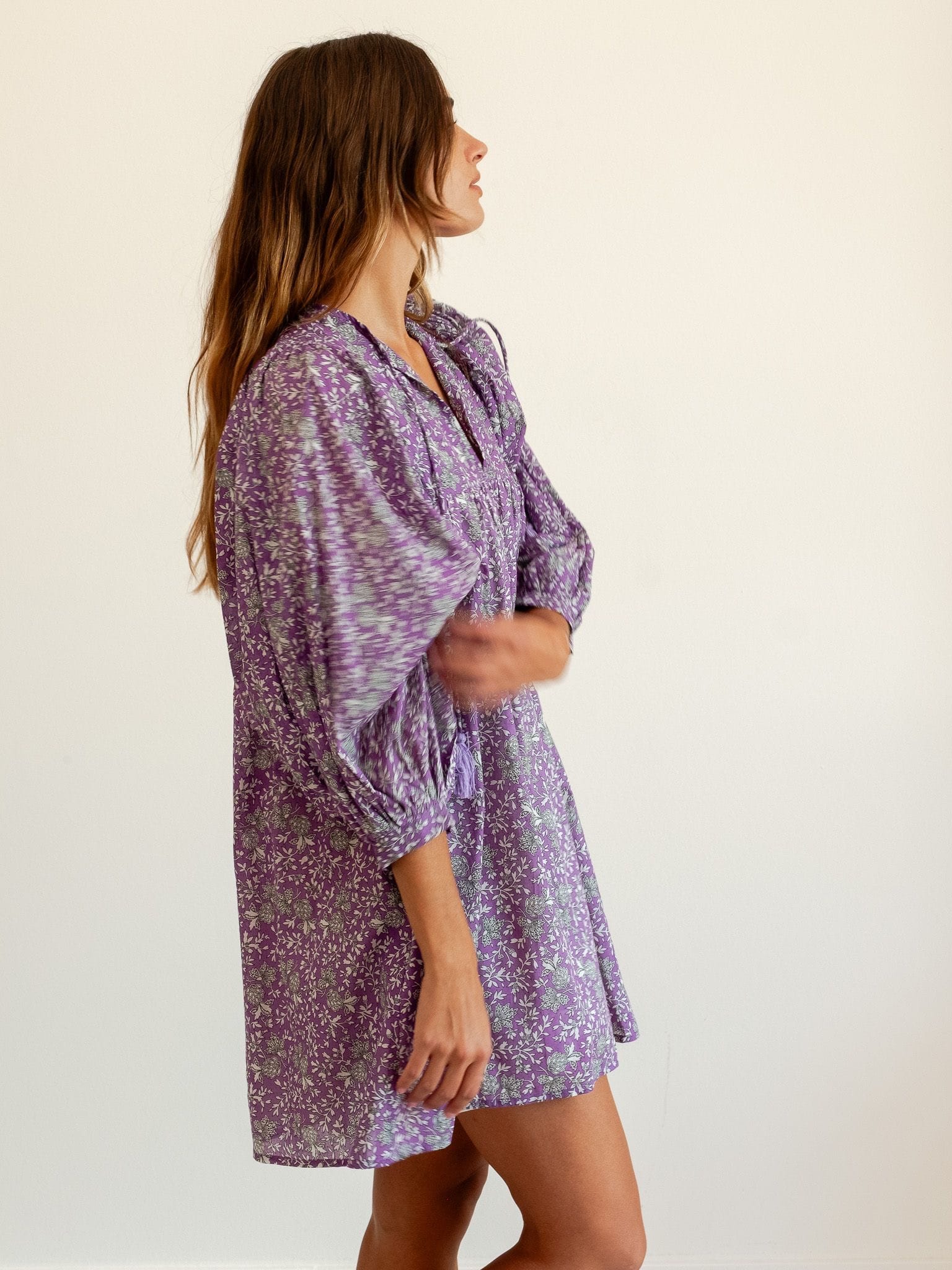 MILLE Clothing Daisy Dress in Provence Floral