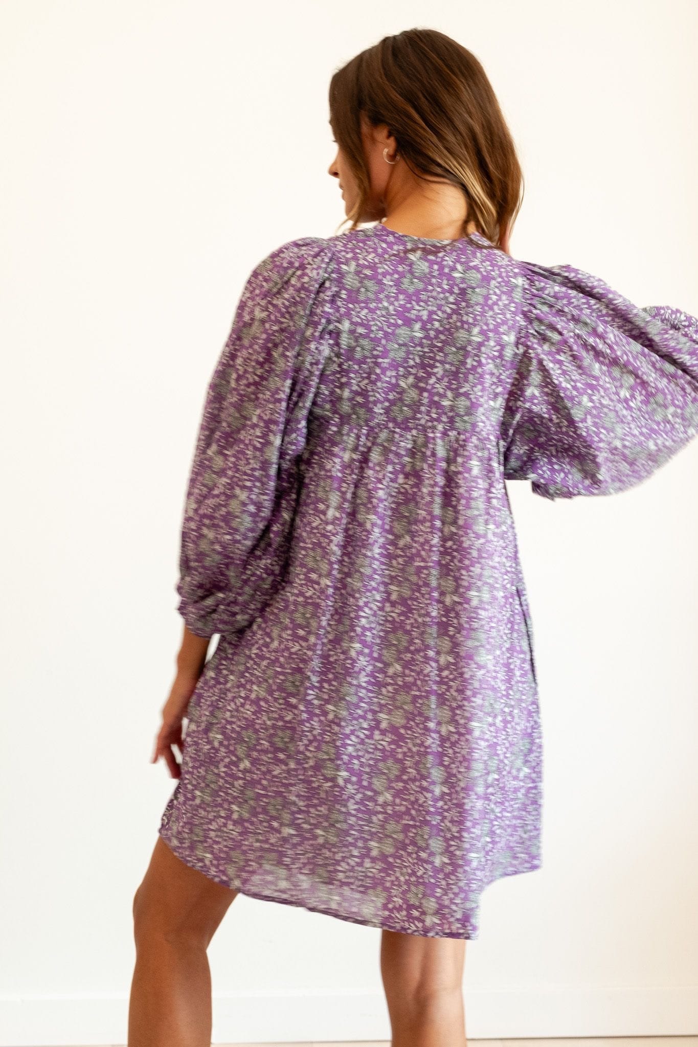 MILLE Clothing Daisy Dress in Provence Floral