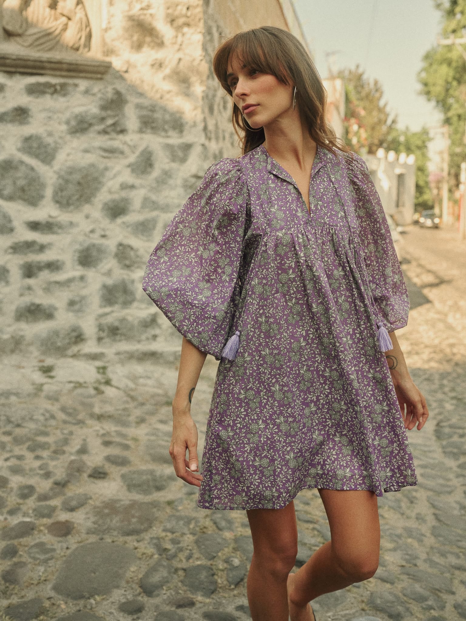 MILLE Clothing Daisy Dress in Provence Floral