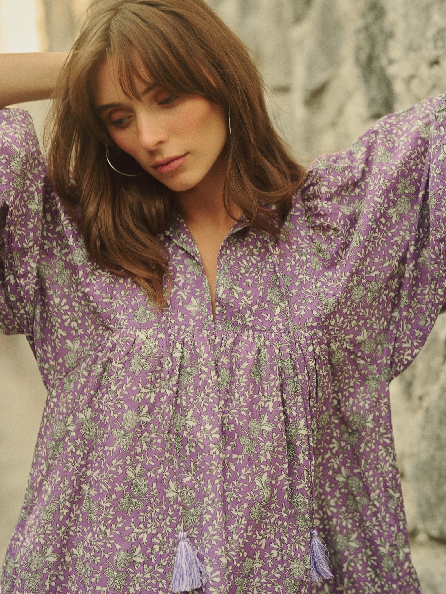 MILLE Clothing Daisy Dress in Provence Floral