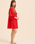 MILLE Clothing Daisy Dress in Scarlet Eyelet