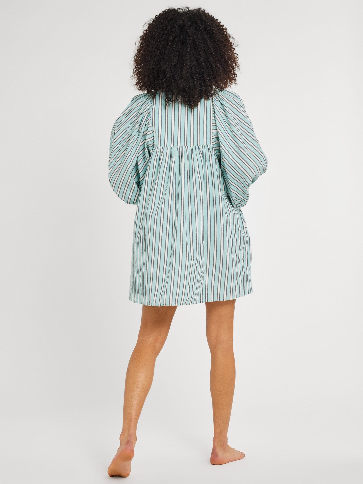 MILLE Clothing Daisy Dress in Seaglass Stripe