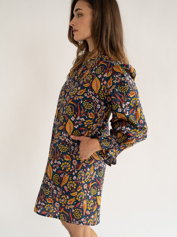 Dakota Dress in Star Floral — view 7