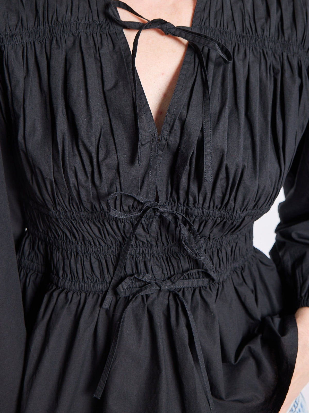 Ella Top in Black — The cut