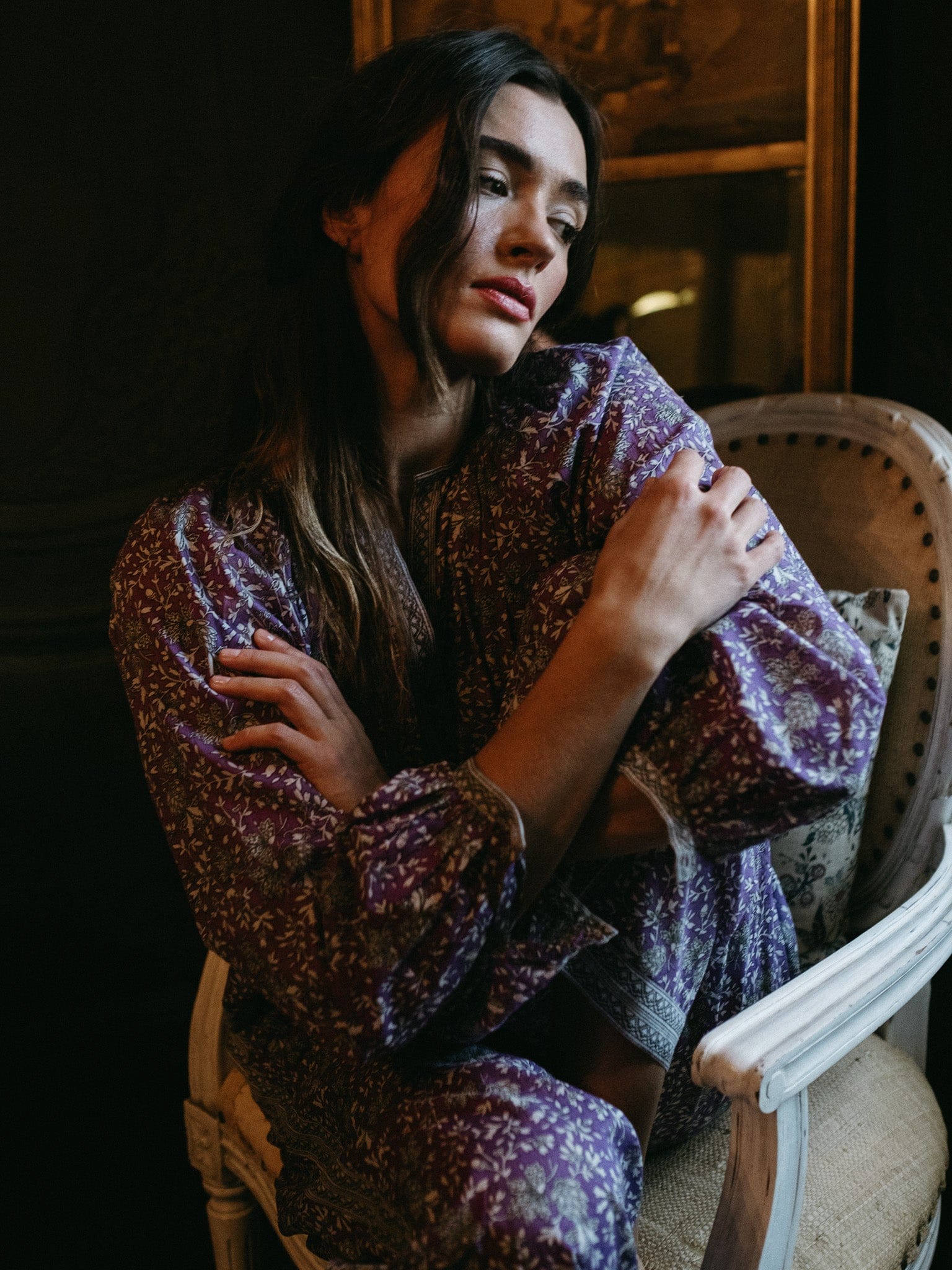 MILLE Clothing Elodie Top in Provence Floral