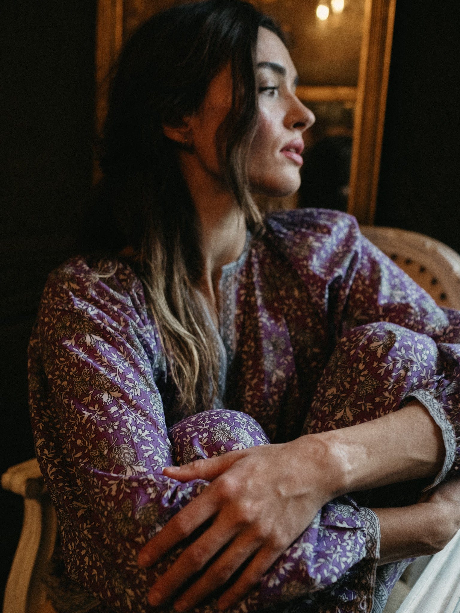 MILLE Clothing Elodie Top in Provence Floral