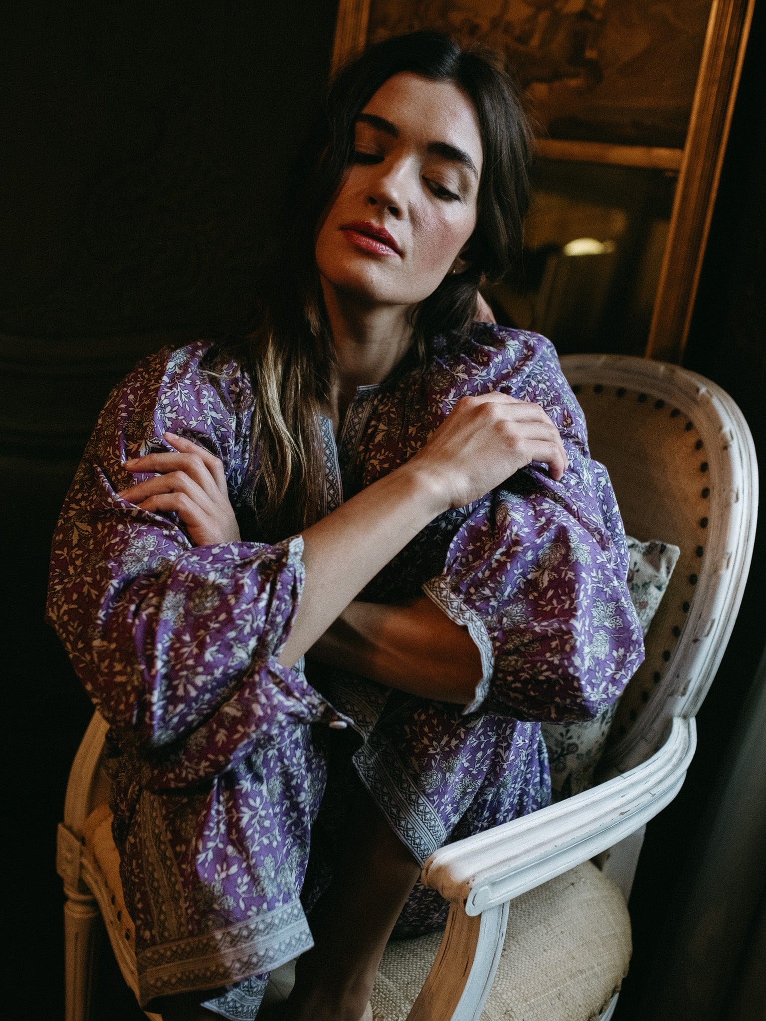 MILLE Clothing Elodie Top in Provence Floral