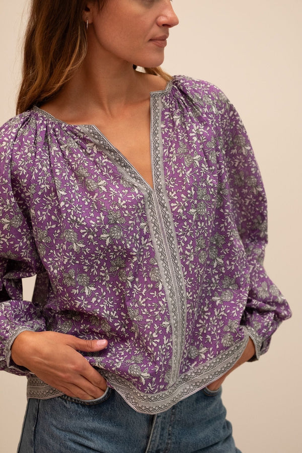 Elodie Top in Provence Floral — view 15