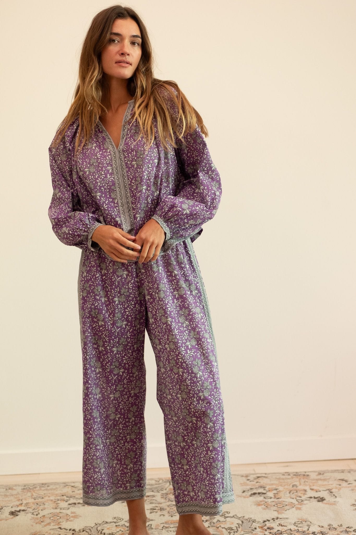 MILLE Clothing Elodie Top in Provence Floral