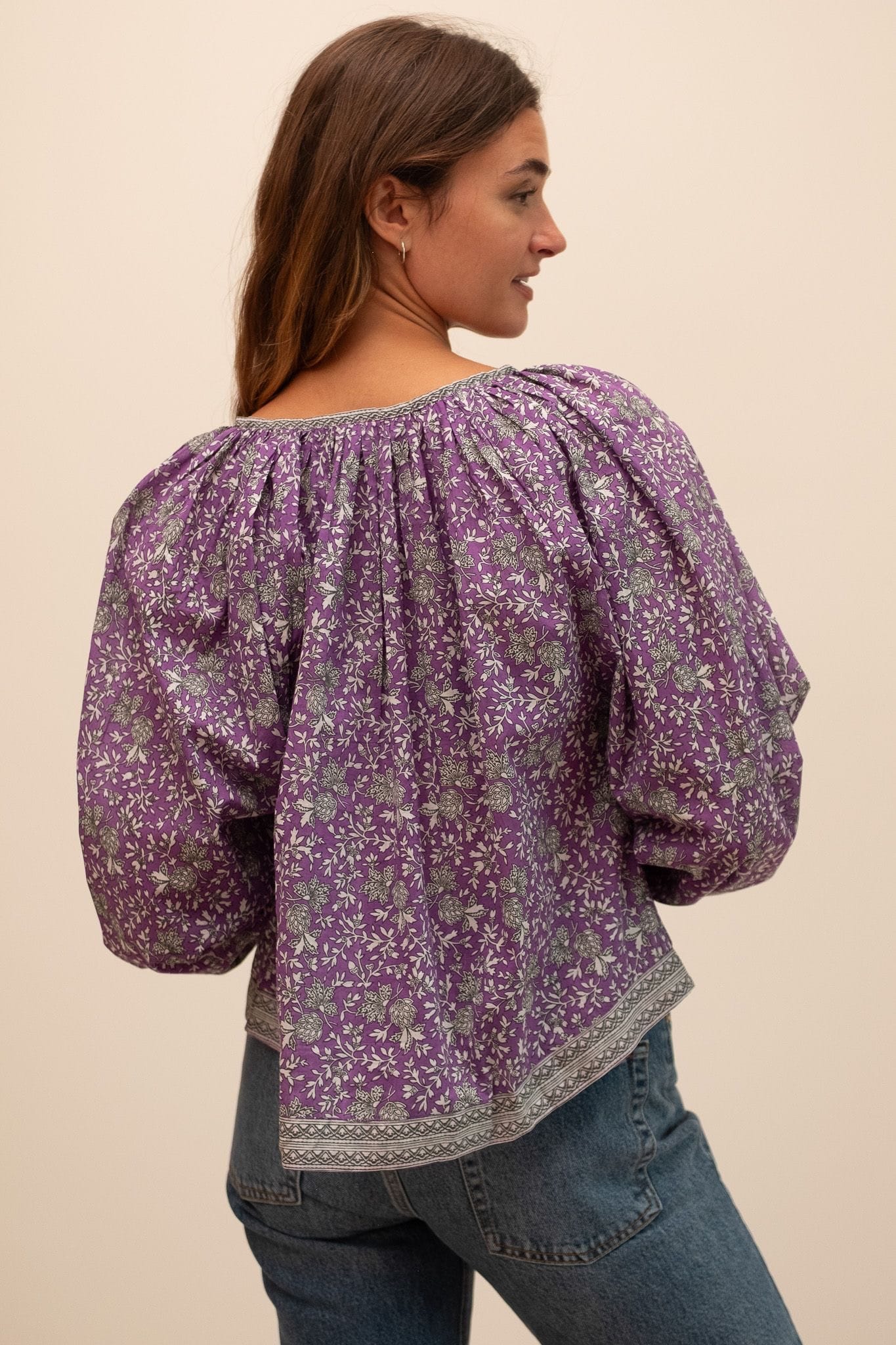 MILLE Clothing Elodie Top in Provence Floral
