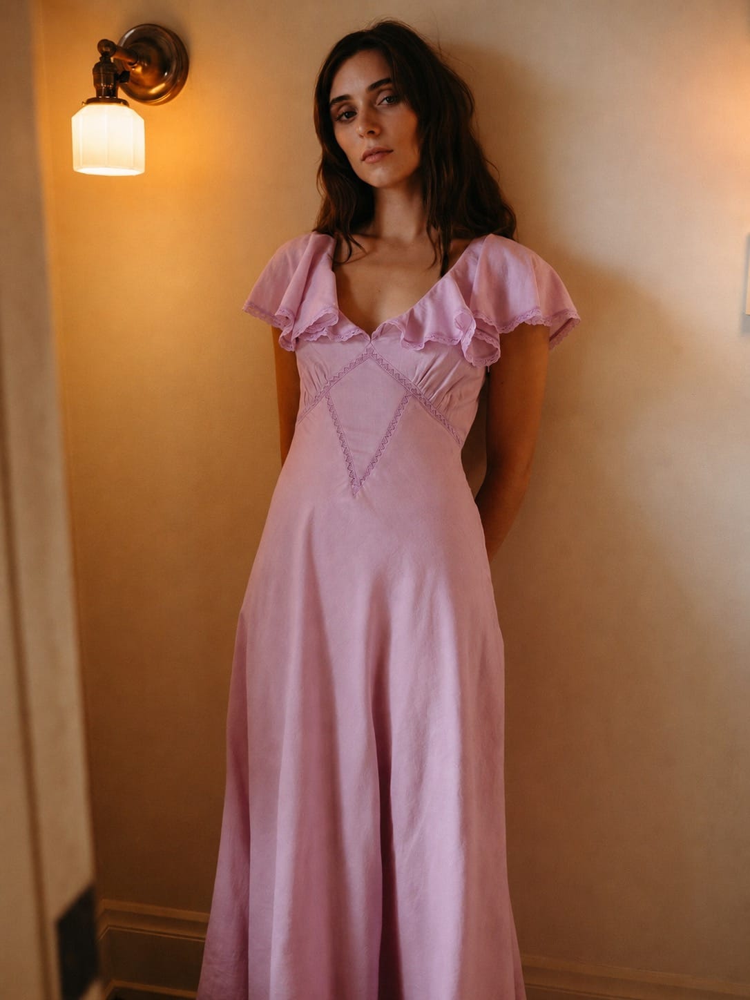 Eloise Dress in Lilac — The cut