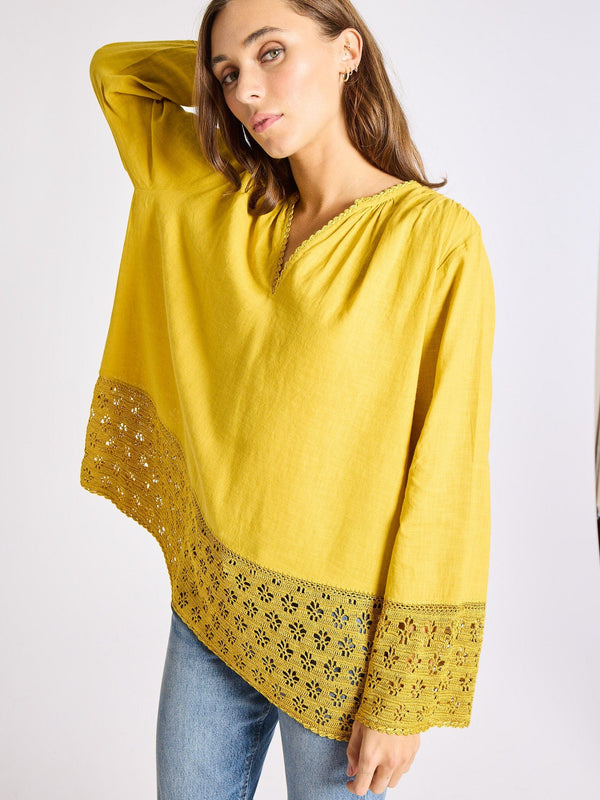 Elsie Top in Marigold — view 1