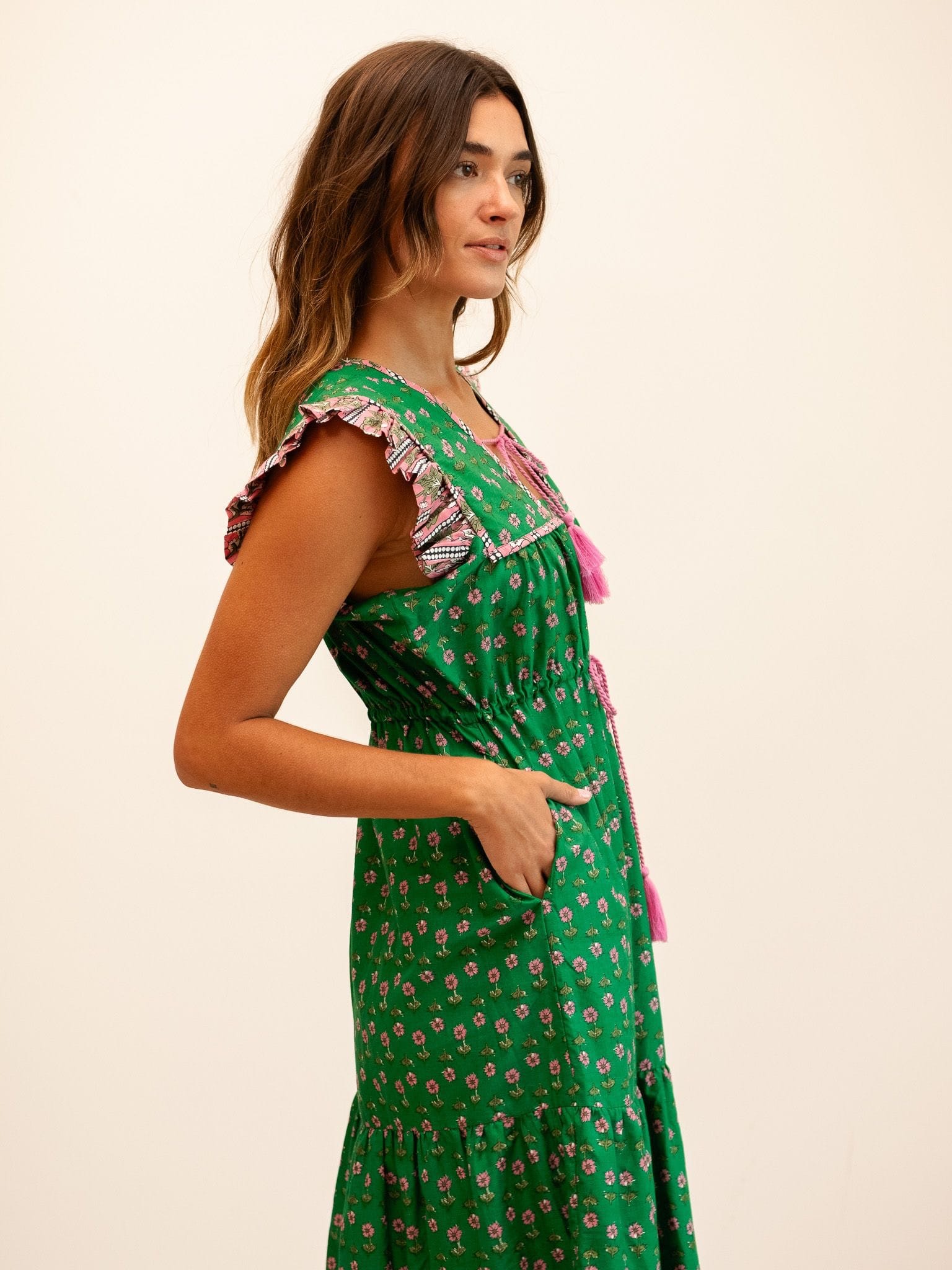 MILLE Clothing Esme Dress in Jelly Bean