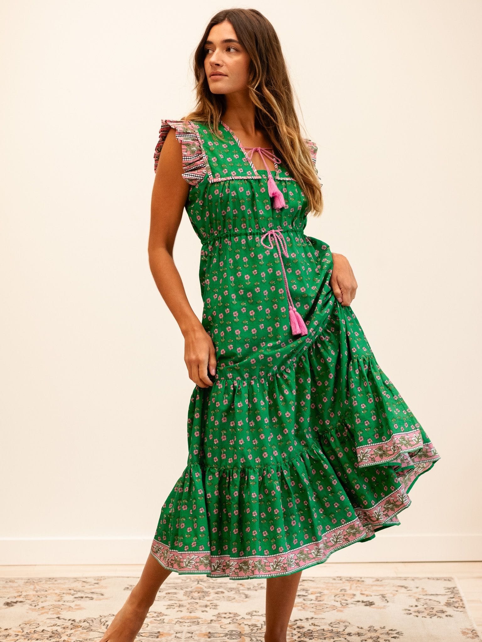 MILLE Clothing Esme Dress in Jelly Bean