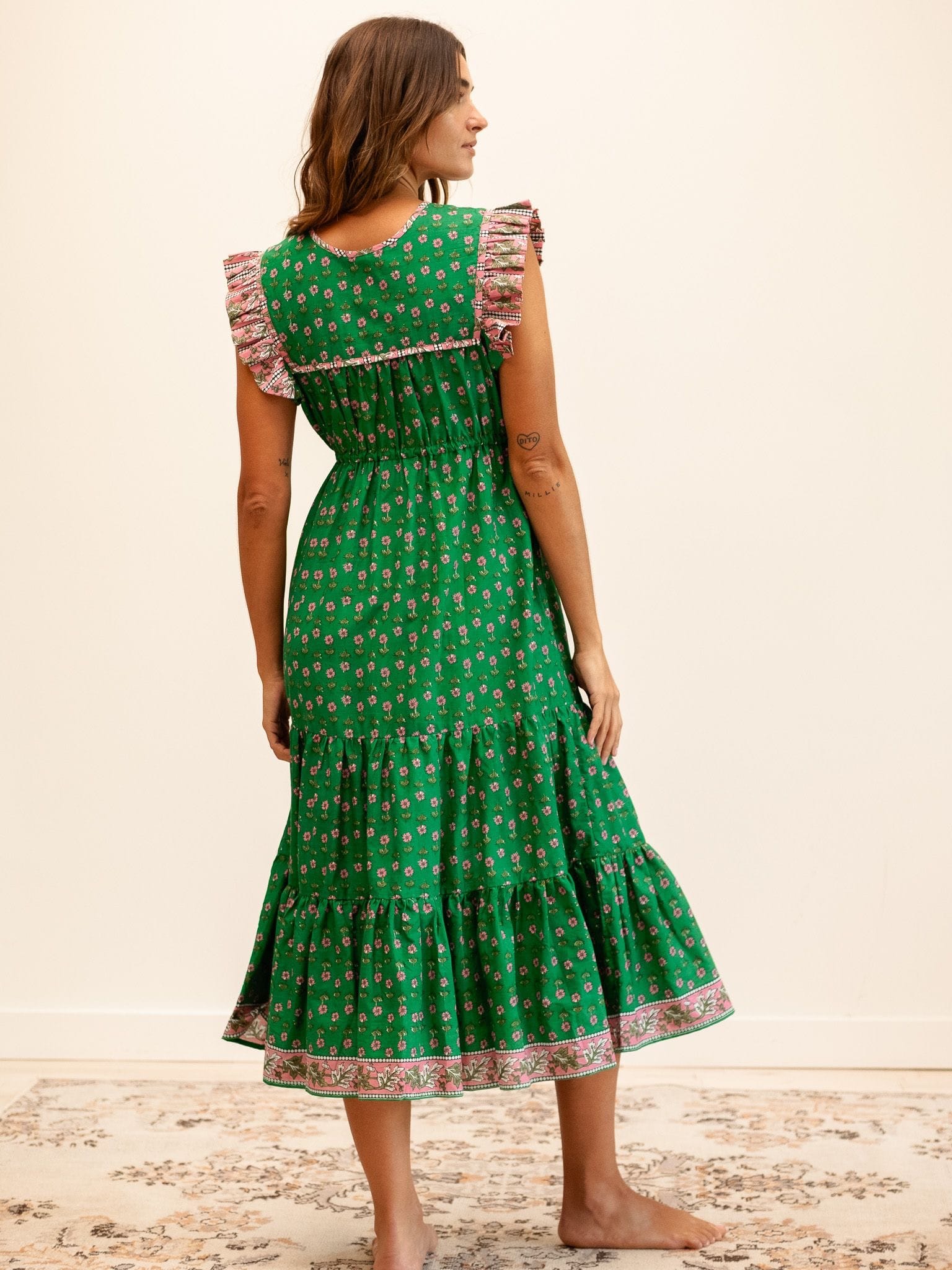 MILLE Clothing Esme Dress in Jelly Bean