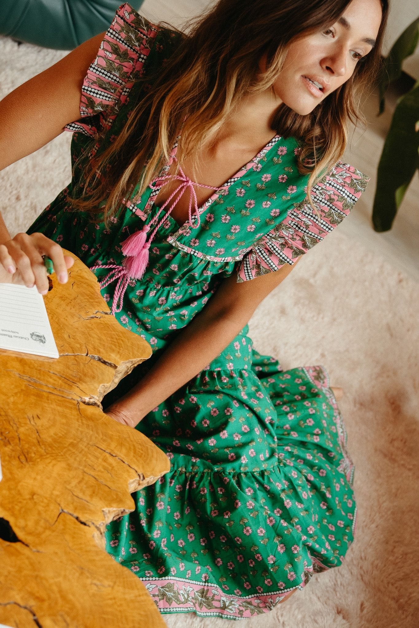 MILLE Clothing Esme Dress in Jelly Bean