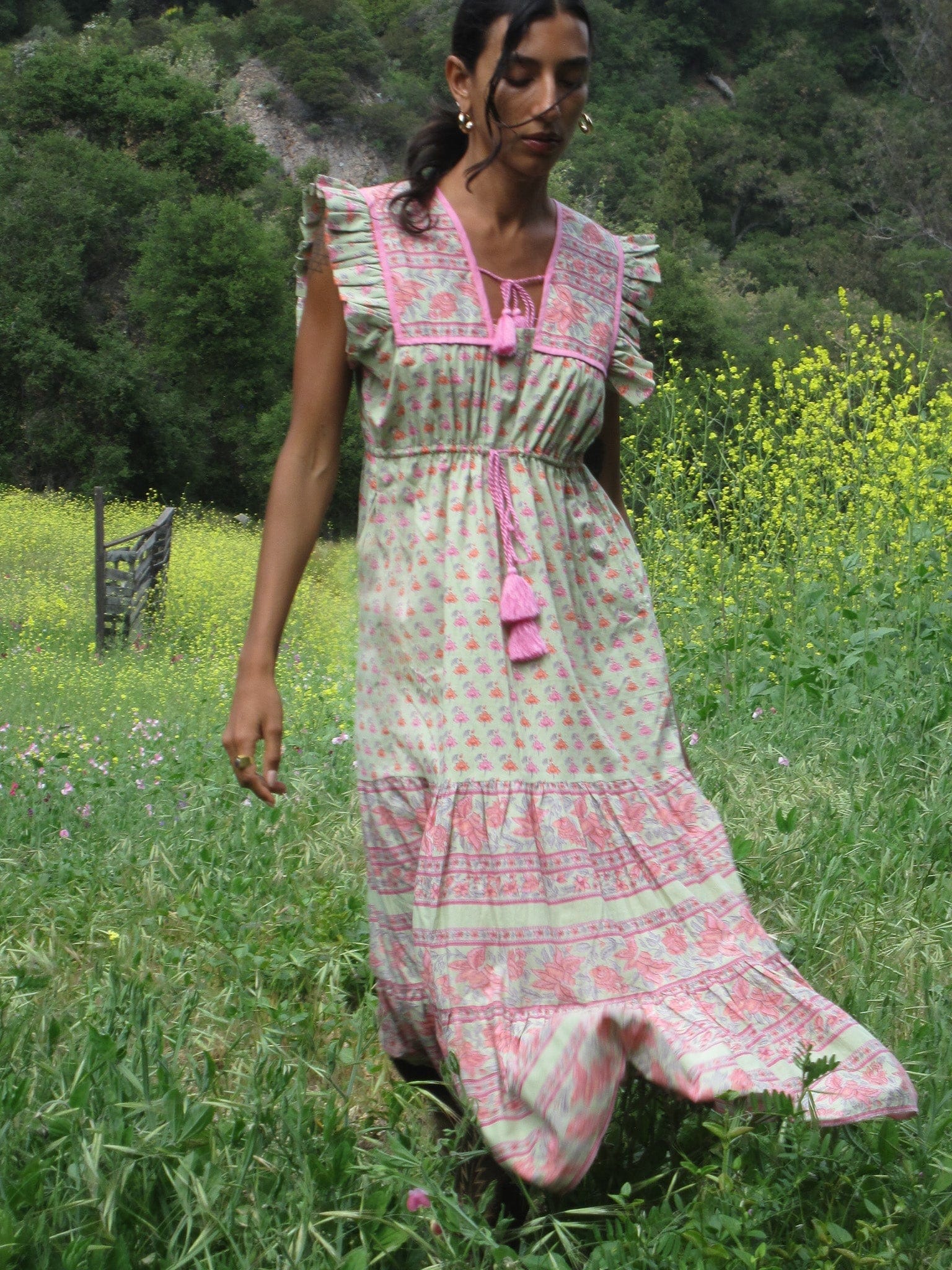 MILLE Clothing Esme Dress in Tulip Print