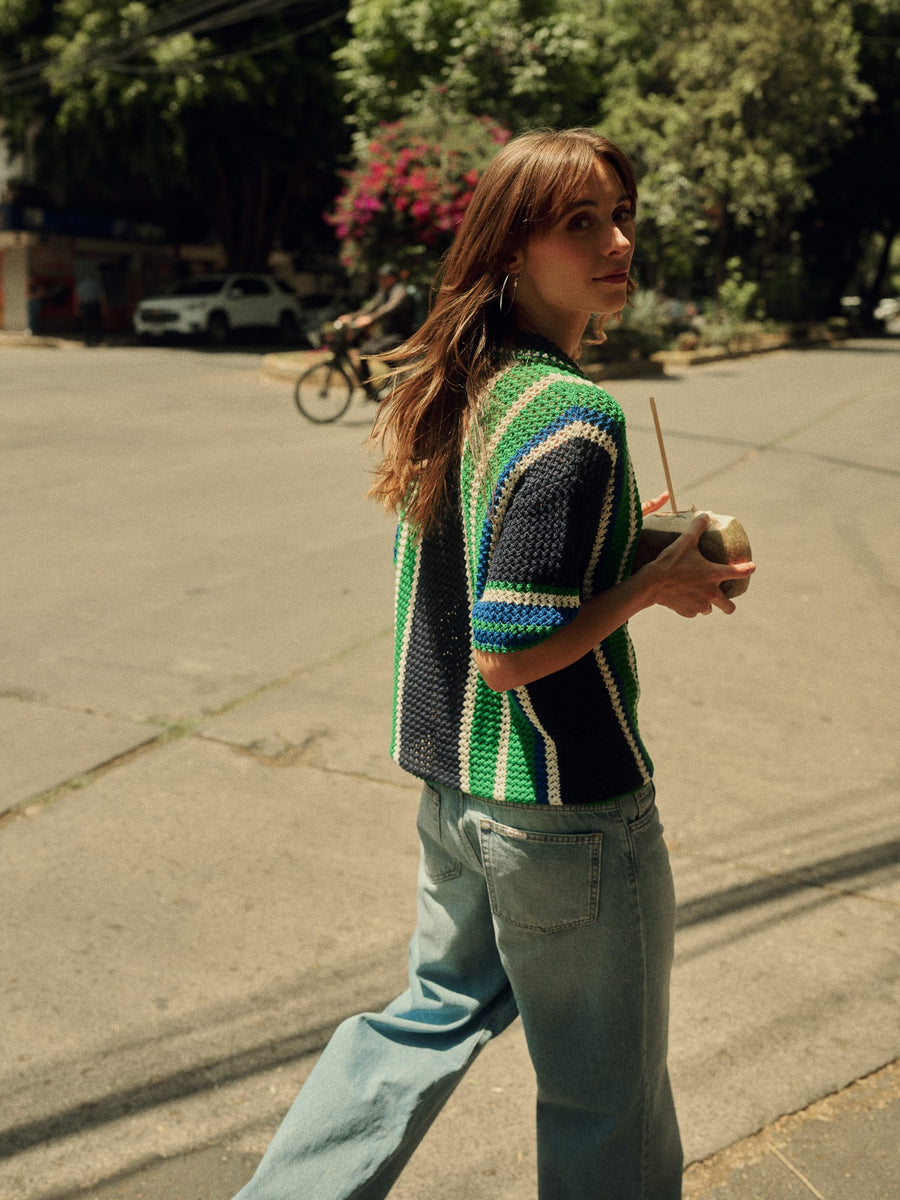 Estelle Cardigan in Cabana — alternate view