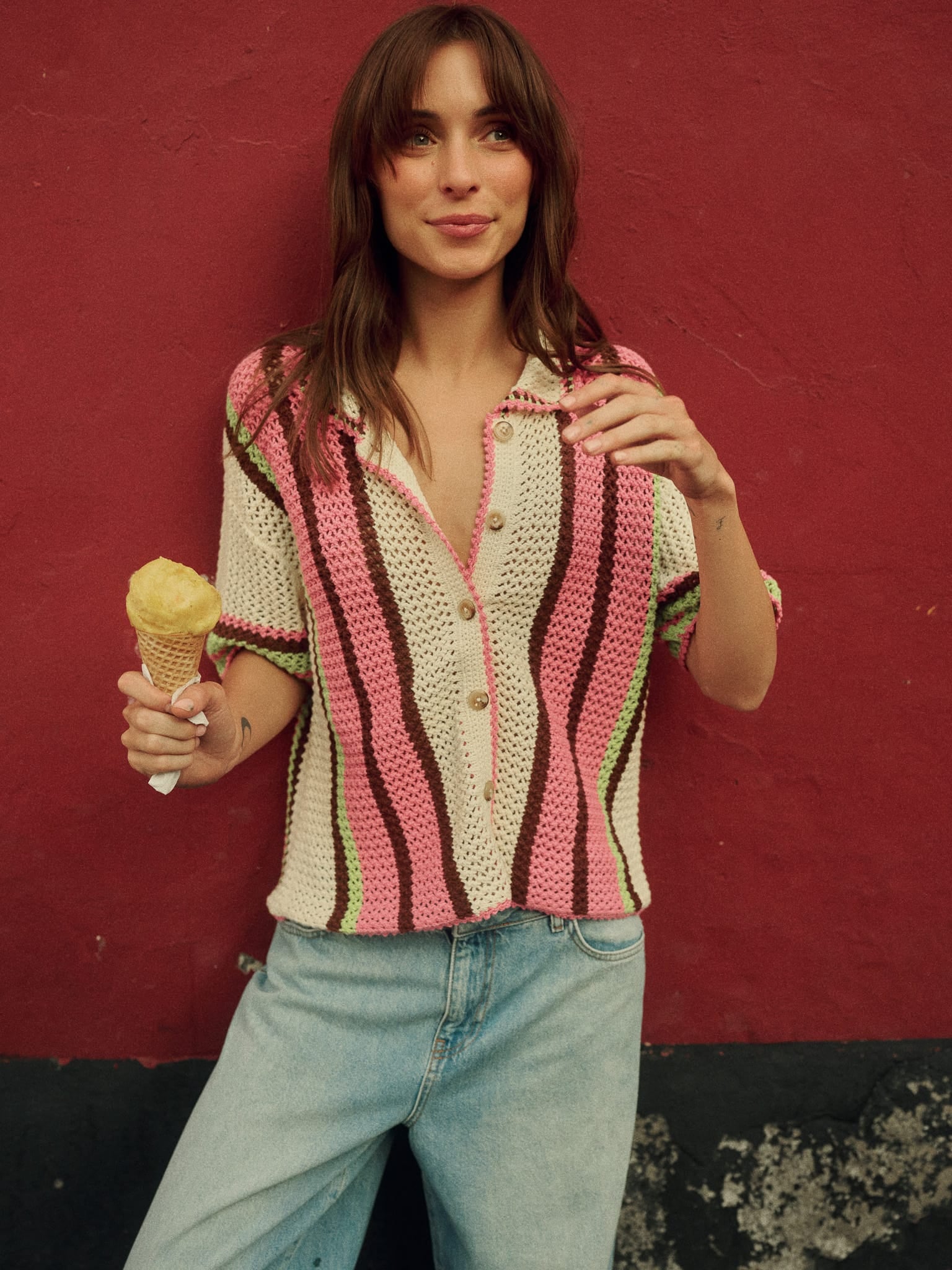 MILLE Clothing Estelle Cardigan in Gelato