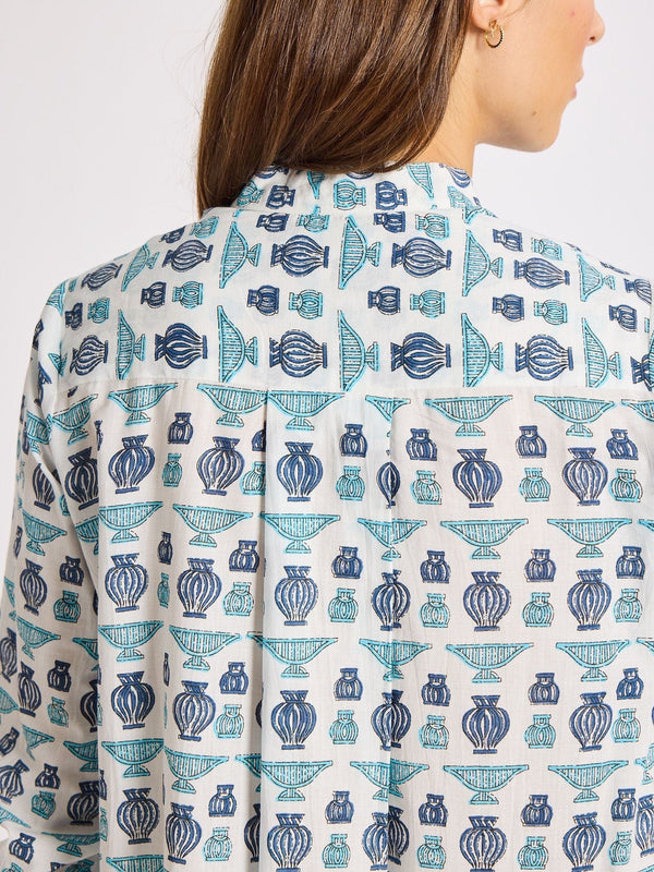 Esther Dress in Athens Print — view 4