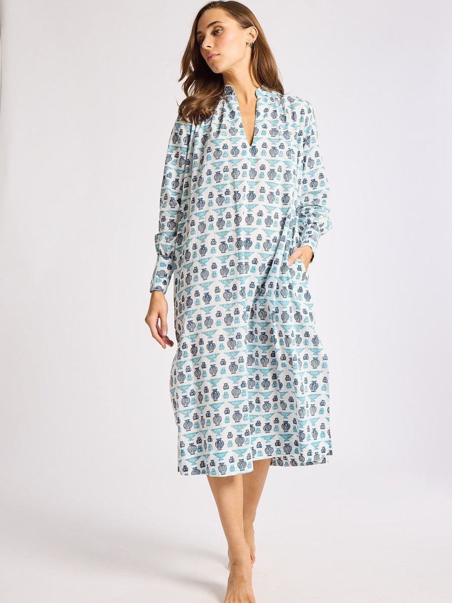 Esther Dress in Athens Print — alternate view