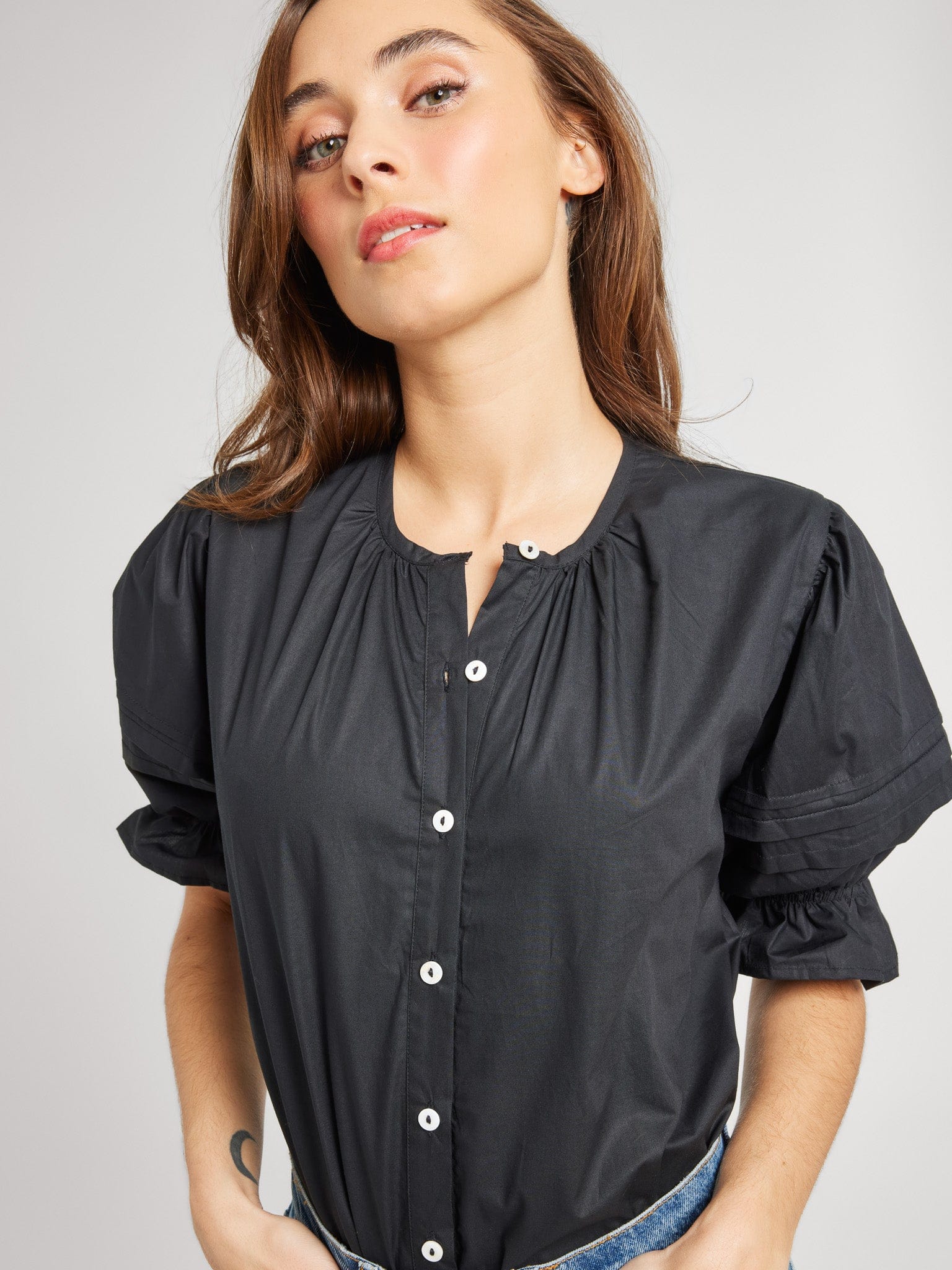 MILLE Clothing Fayette Top in Black