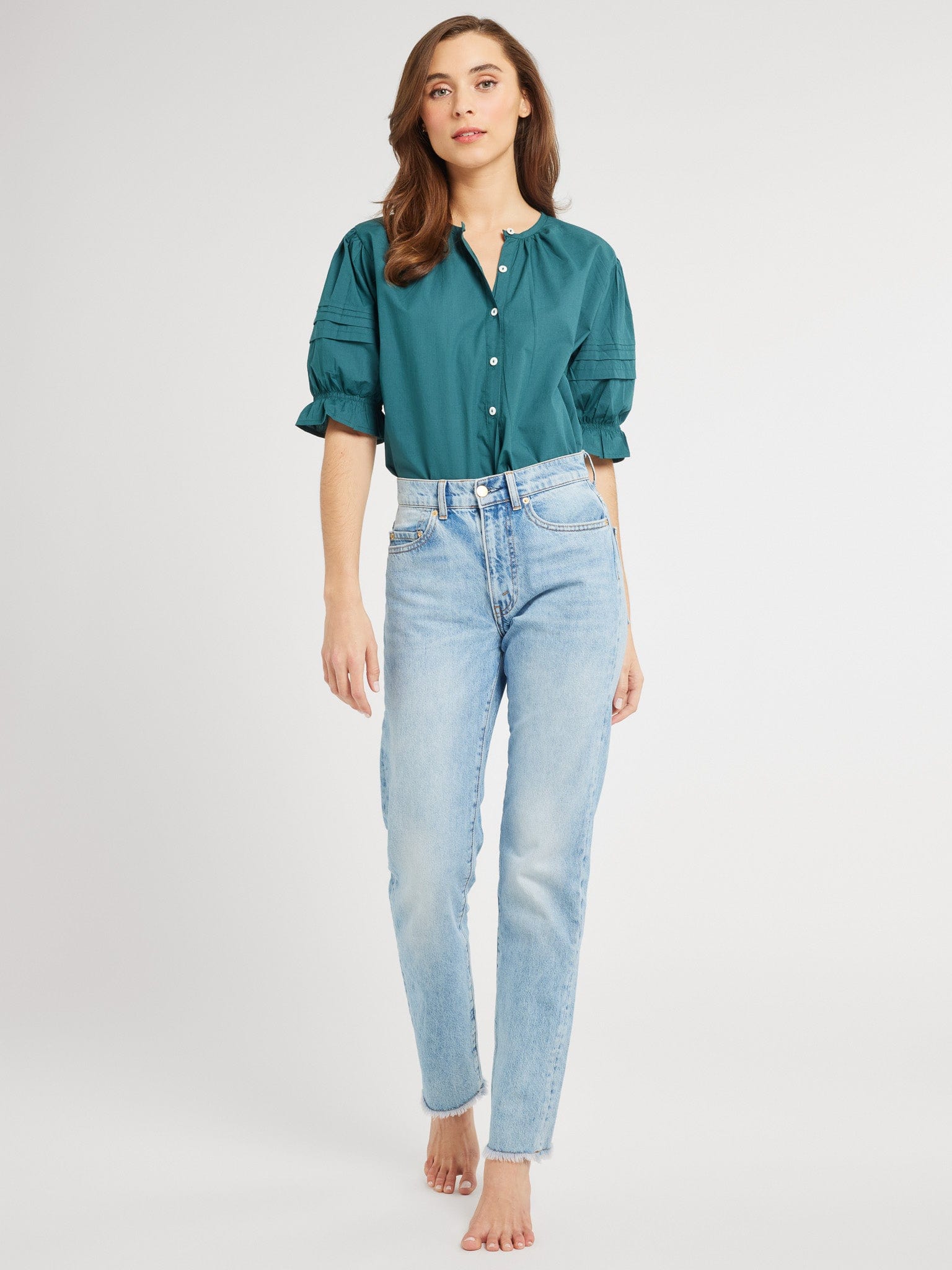 MILLE Clothing Fayette Top in Emerald