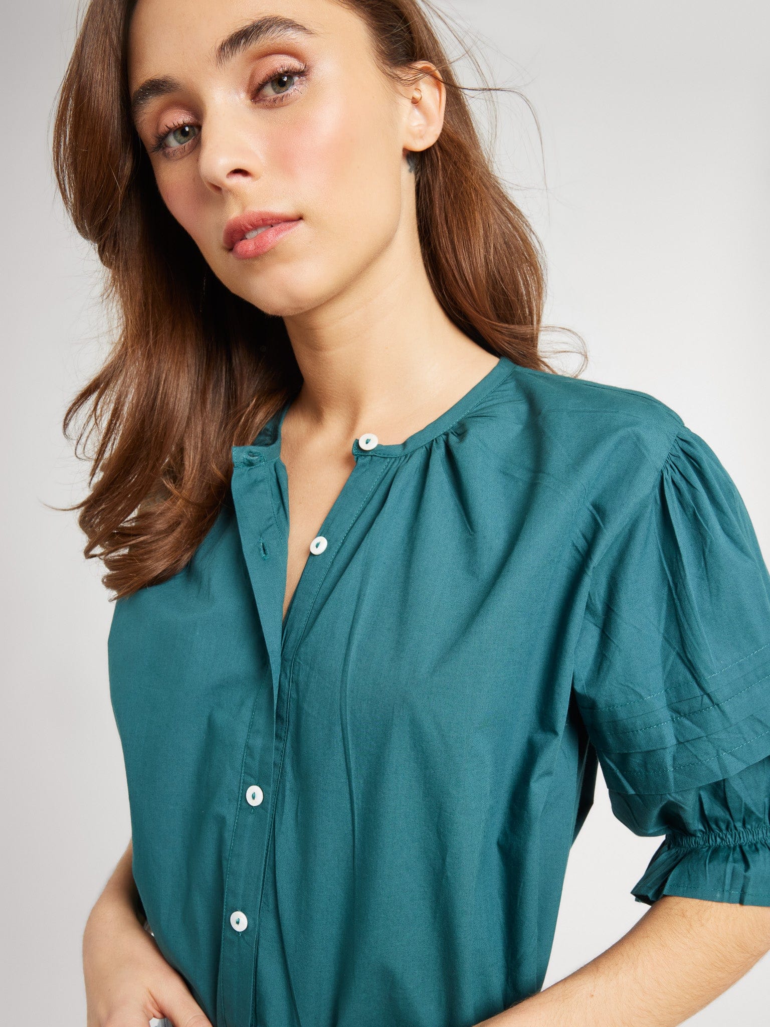 MILLE Clothing Fayette Top in Emerald