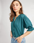 MILLE Clothing Fayette Top in Emerald