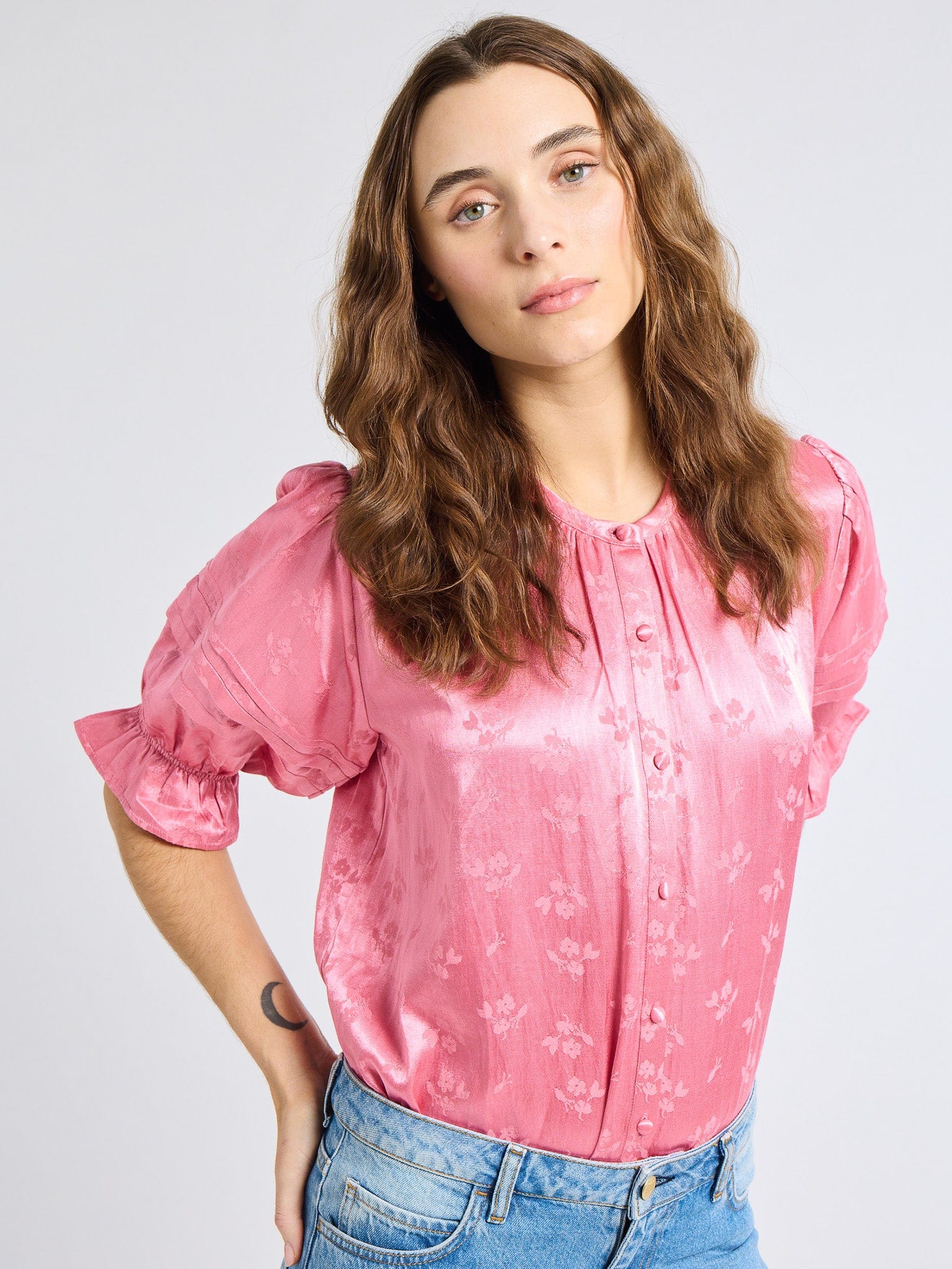 MILLE Clothing Fayette Top in Geranium