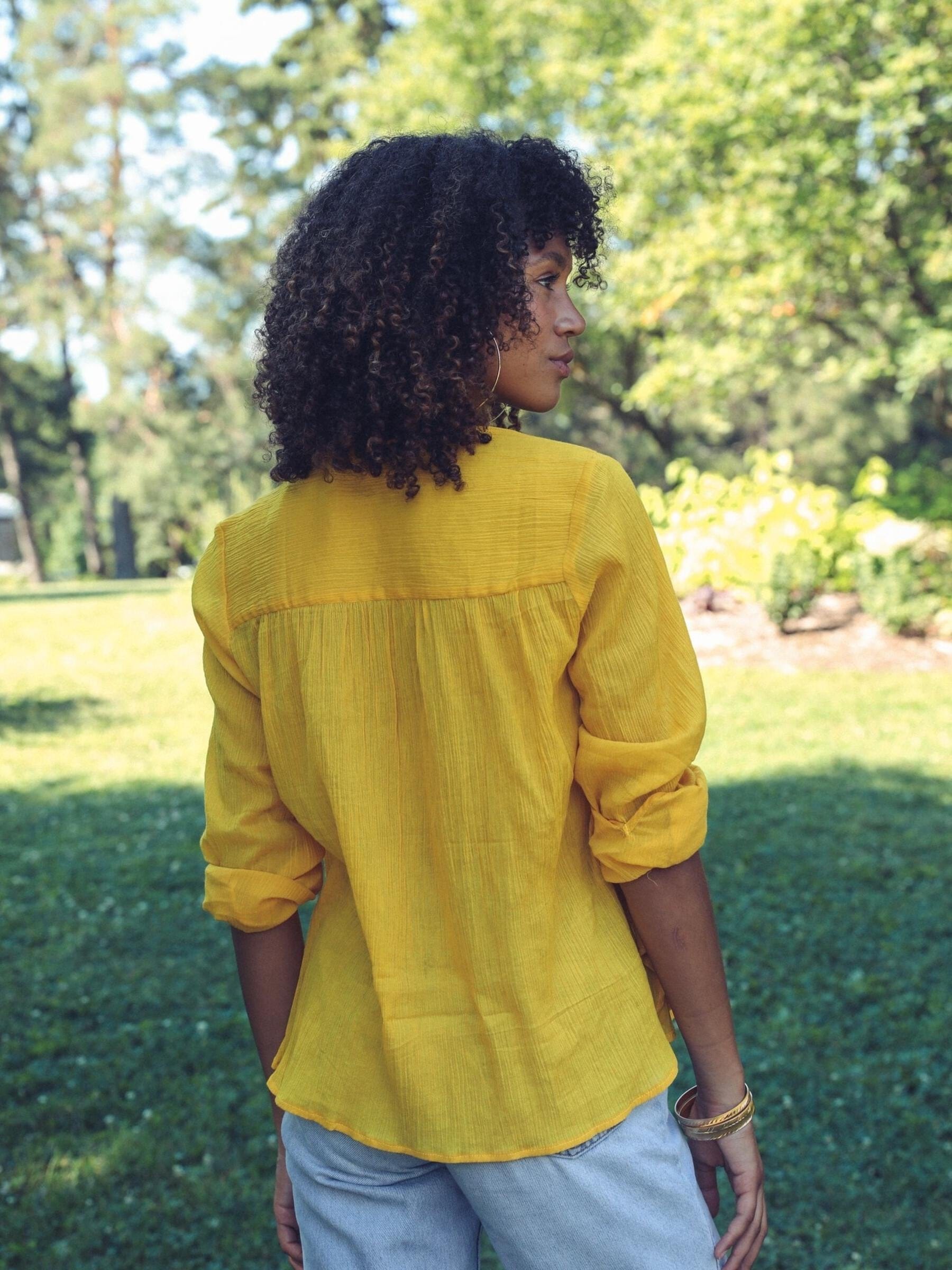 MILLE Clothing Florian in Lemon Gauze