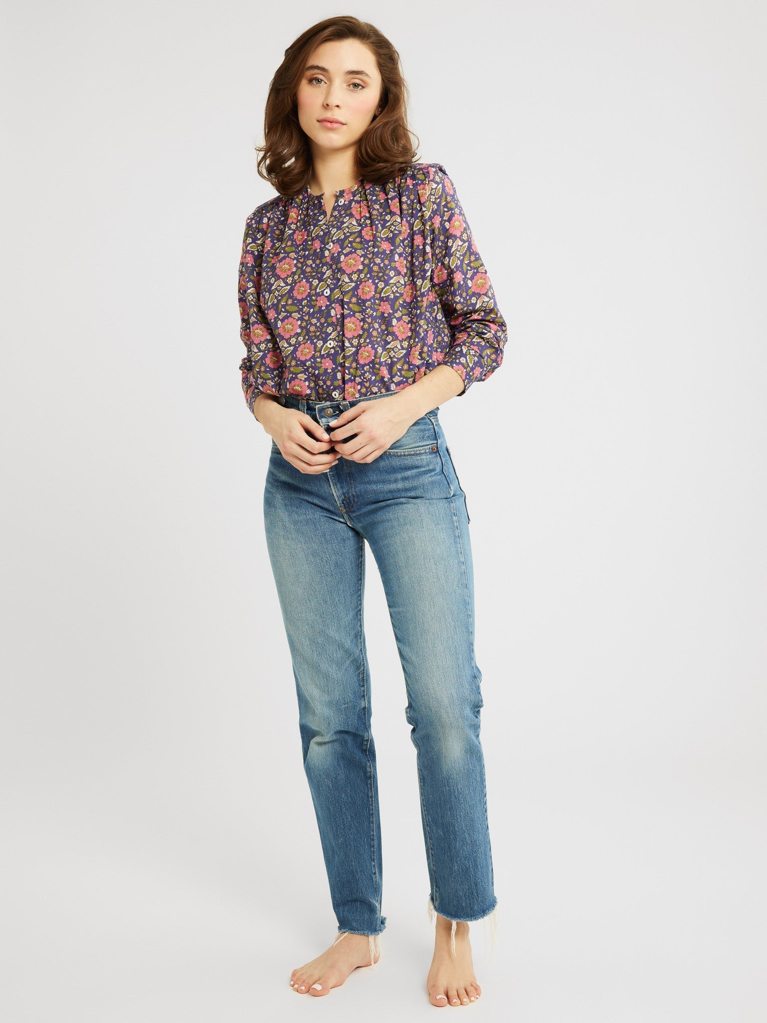 MILLE Clothing Florian Top in Primrose