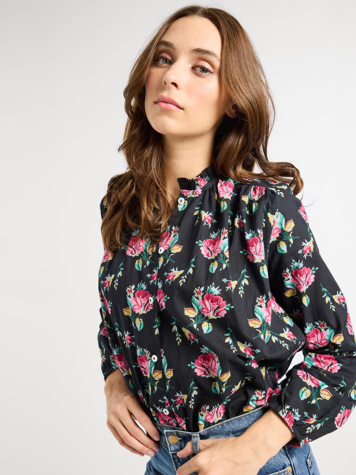 Francesca Top in Corsage — The cut