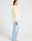 MILLE Clothing Francesca Top in Ivory Silk