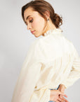 MILLE Clothing Francesca Top in Ivory Silk
