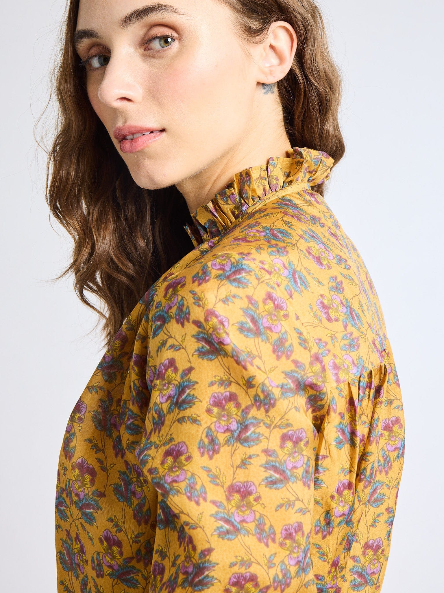 MILLE Clothing Francesca Top in Rattan Floral
