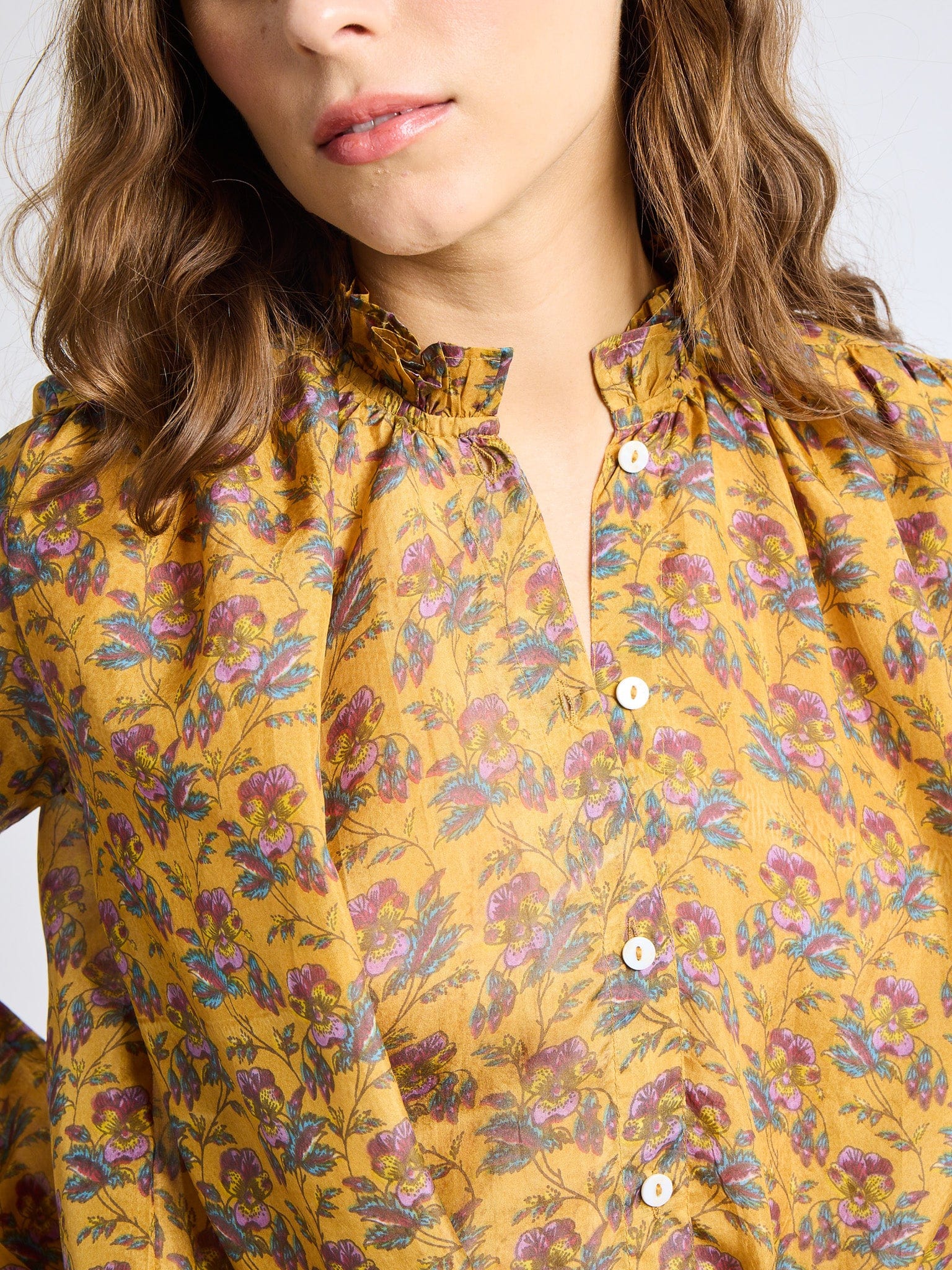 MILLE Clothing Francesca Top in Rattan Floral