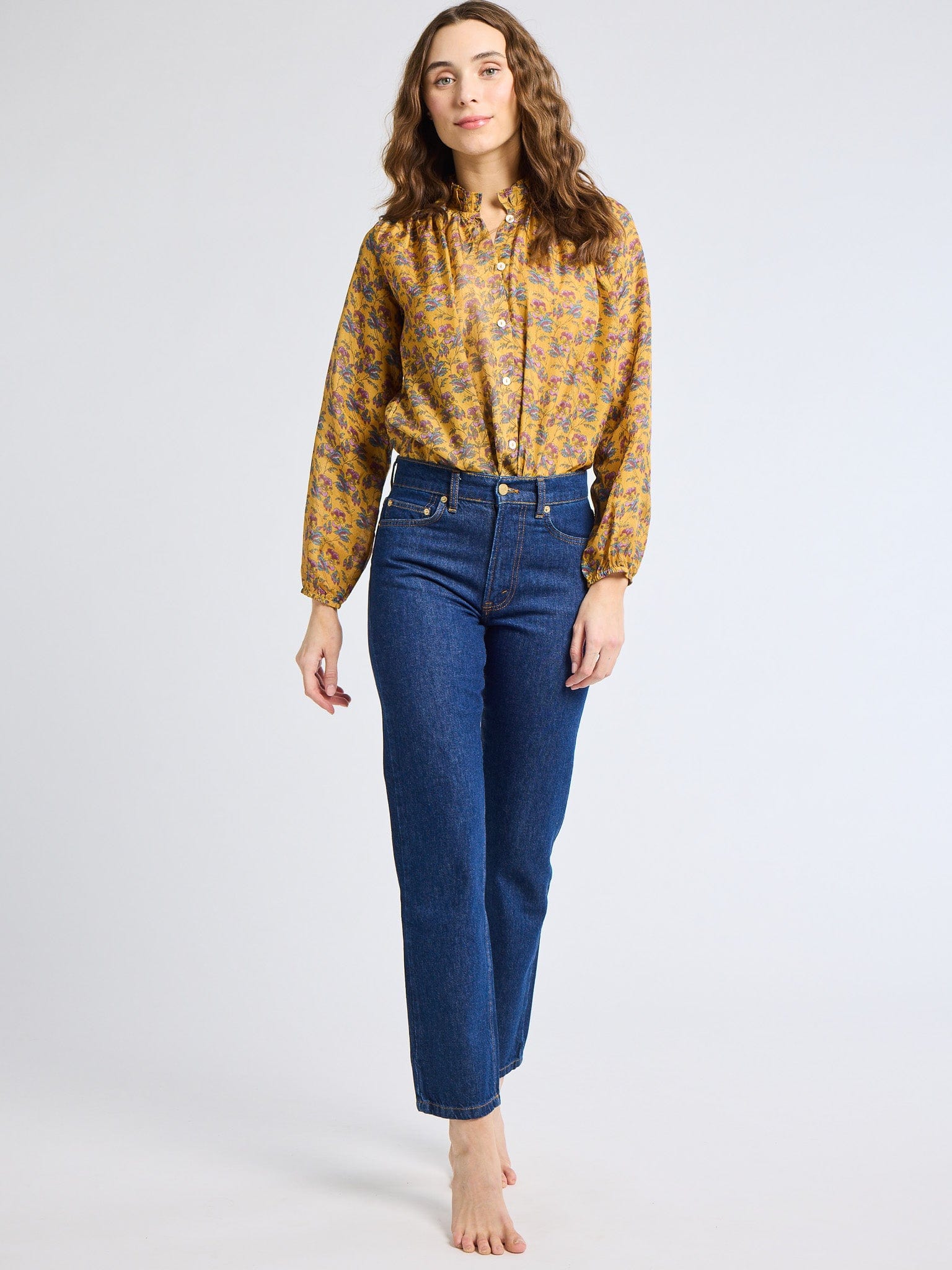 MILLE Clothing Francesca Top in Rattan Floral