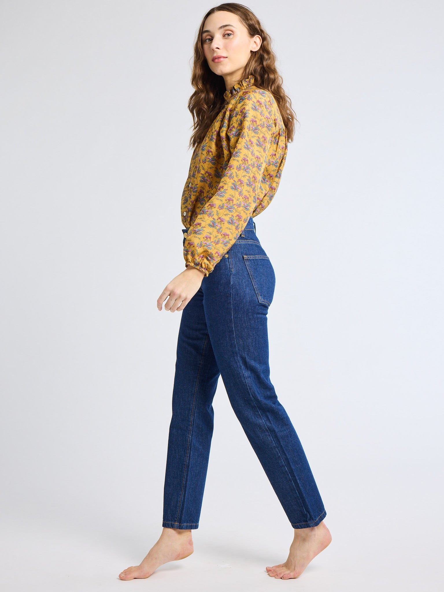 MILLE Clothing Francesca Top in Rattan Floral