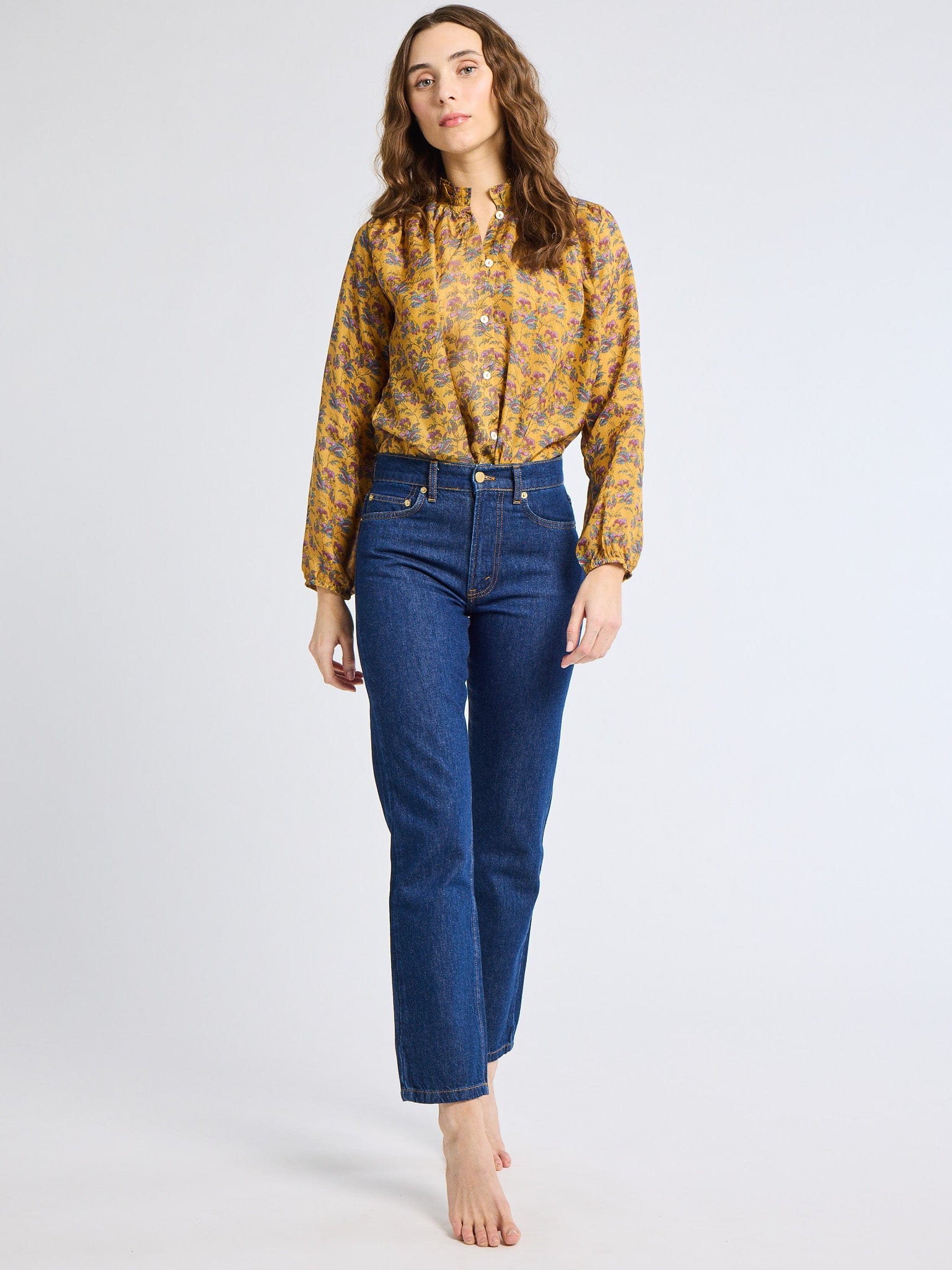 MILLE Clothing Francesca Top in Rattan Floral