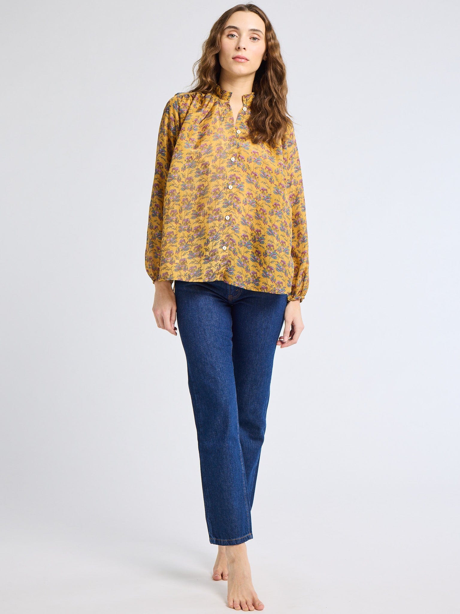 MILLE Clothing Francesca Top in Rattan Floral