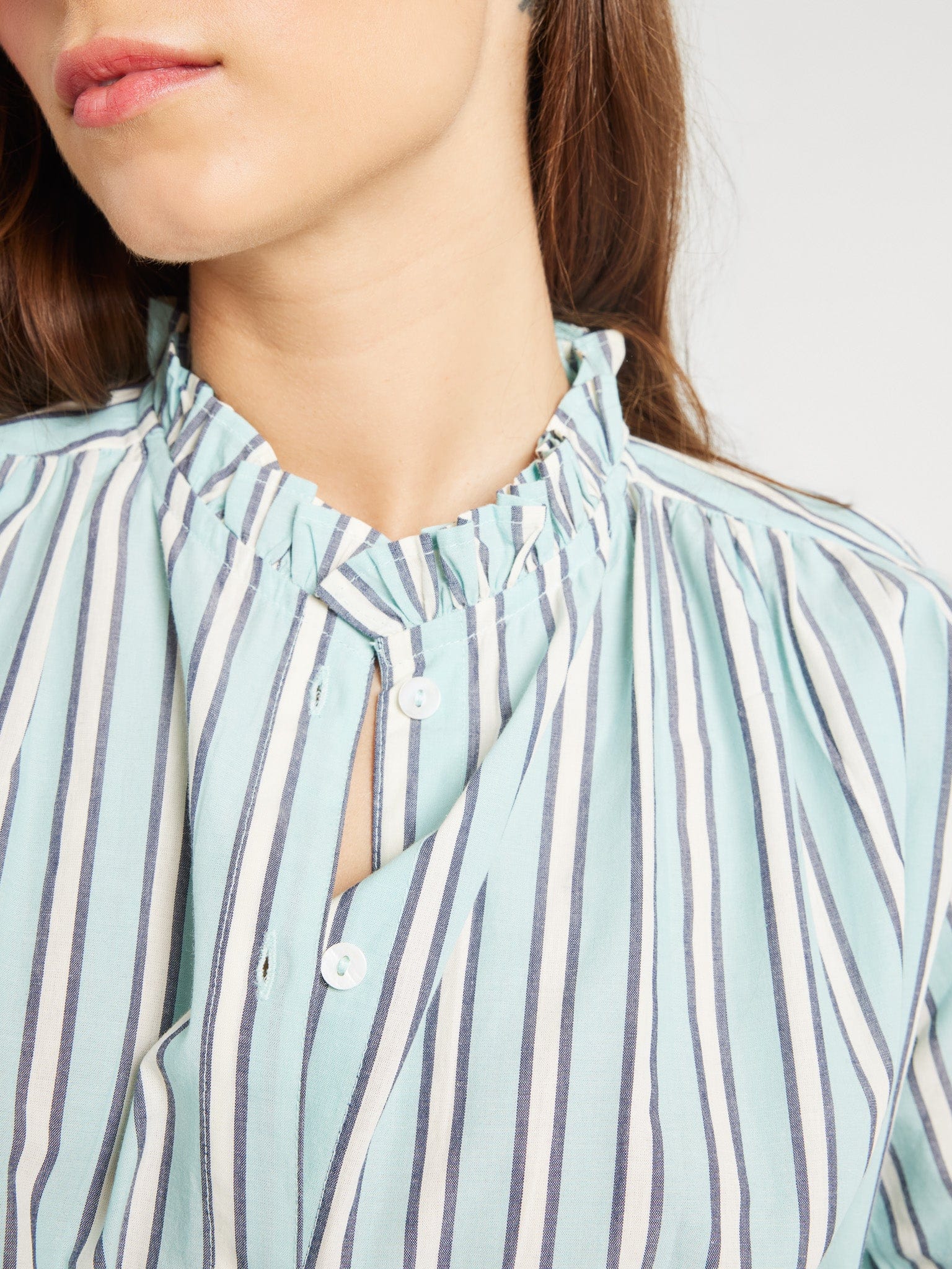 MILLE Clothing Francesca Top in Seaglass Stripe