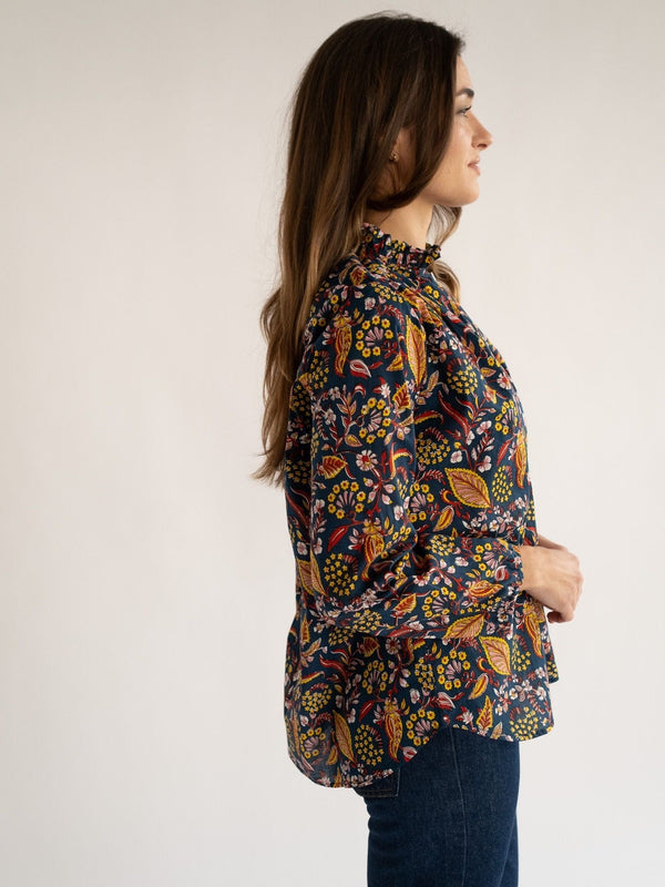Francesca Top in Star Floral — view 5