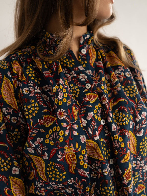Francesca Top in Star Floral — view 6