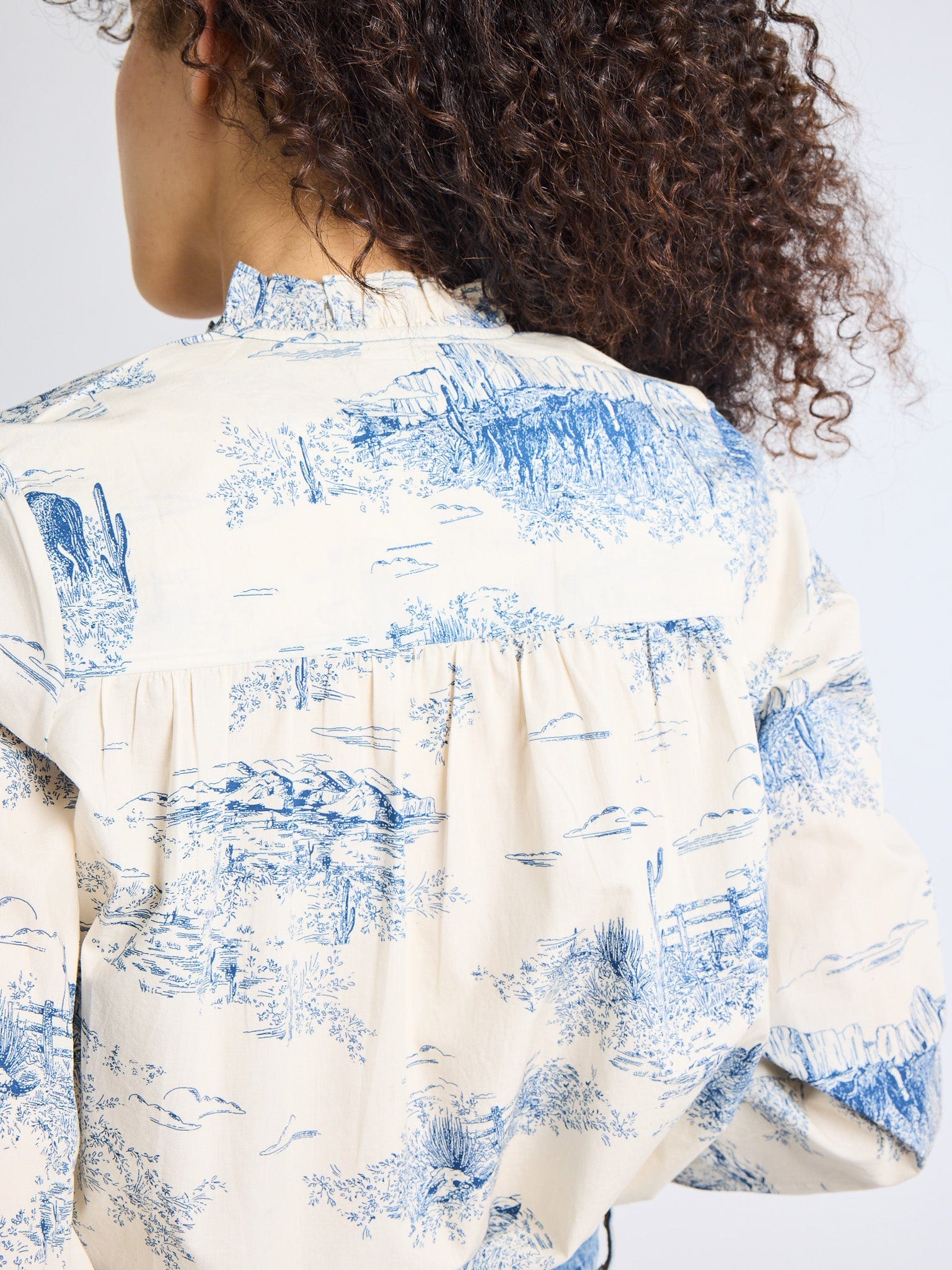 MILLE Clothing Francesca Top in Western Toile