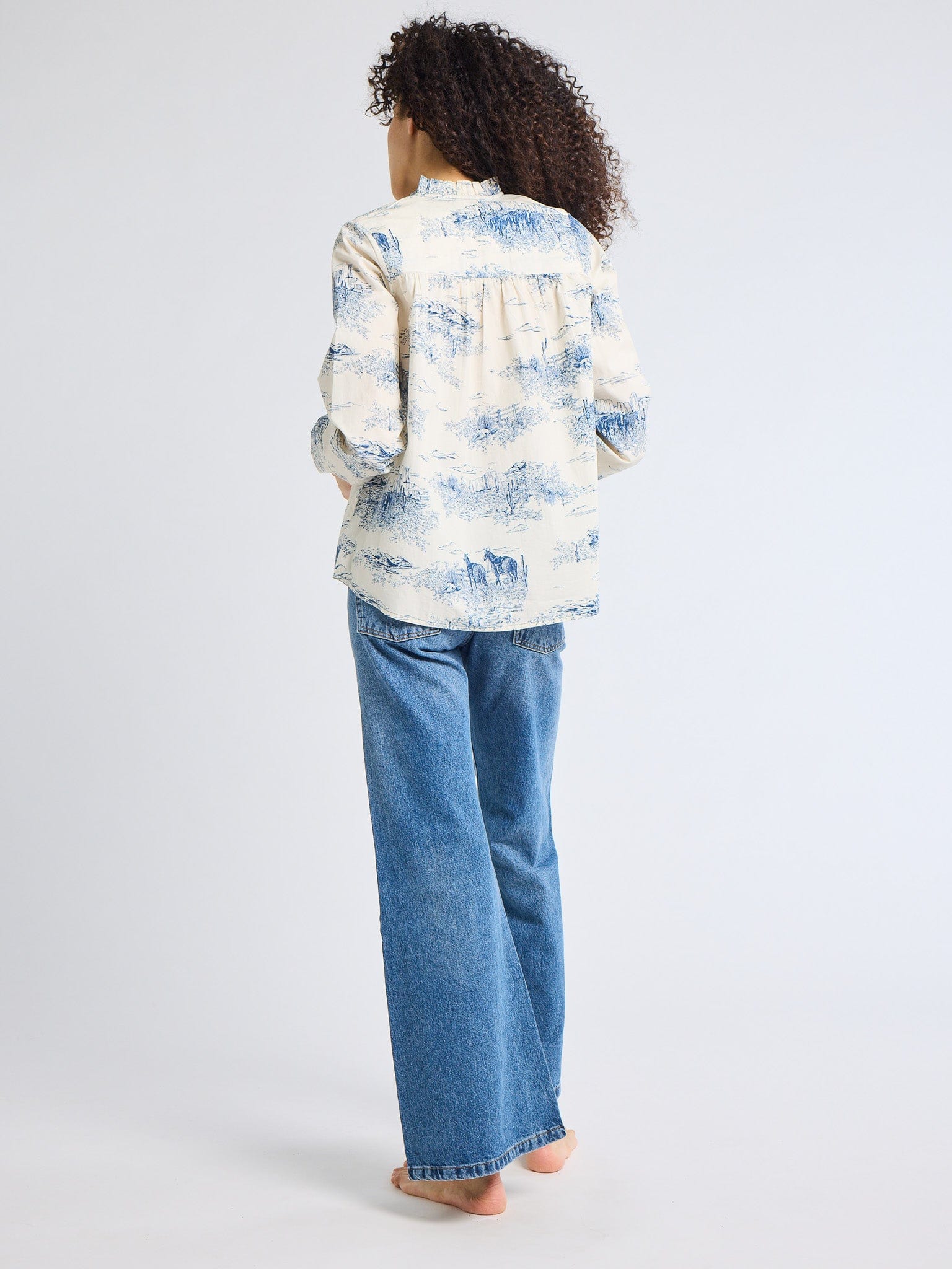 MILLE Clothing Francesca Top in Western Toile