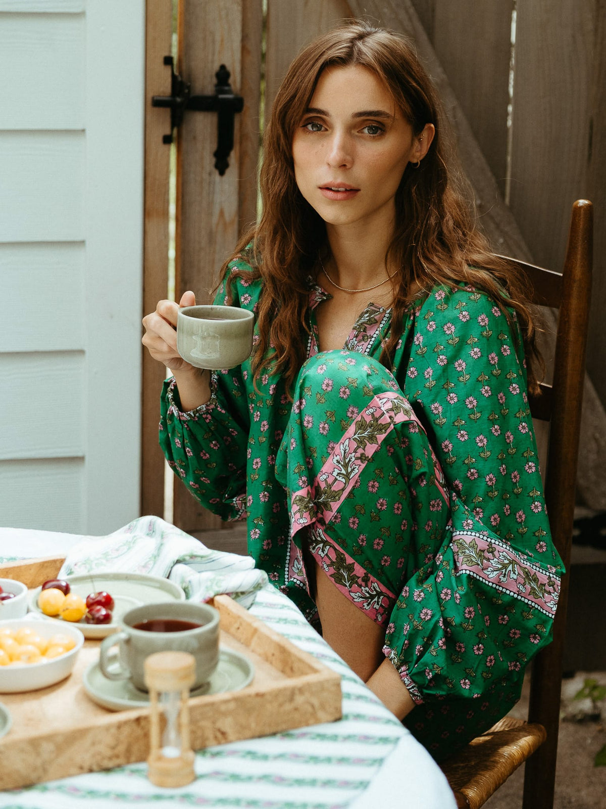 Elodie Top in Jelly Bean — The cloth